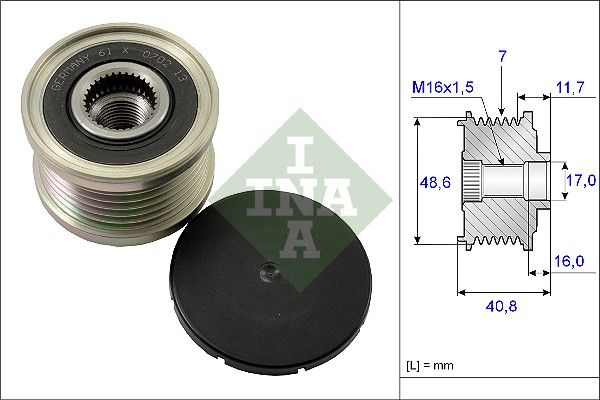 WILMINK GROUP Механизм свободного хода генератора WG1253656